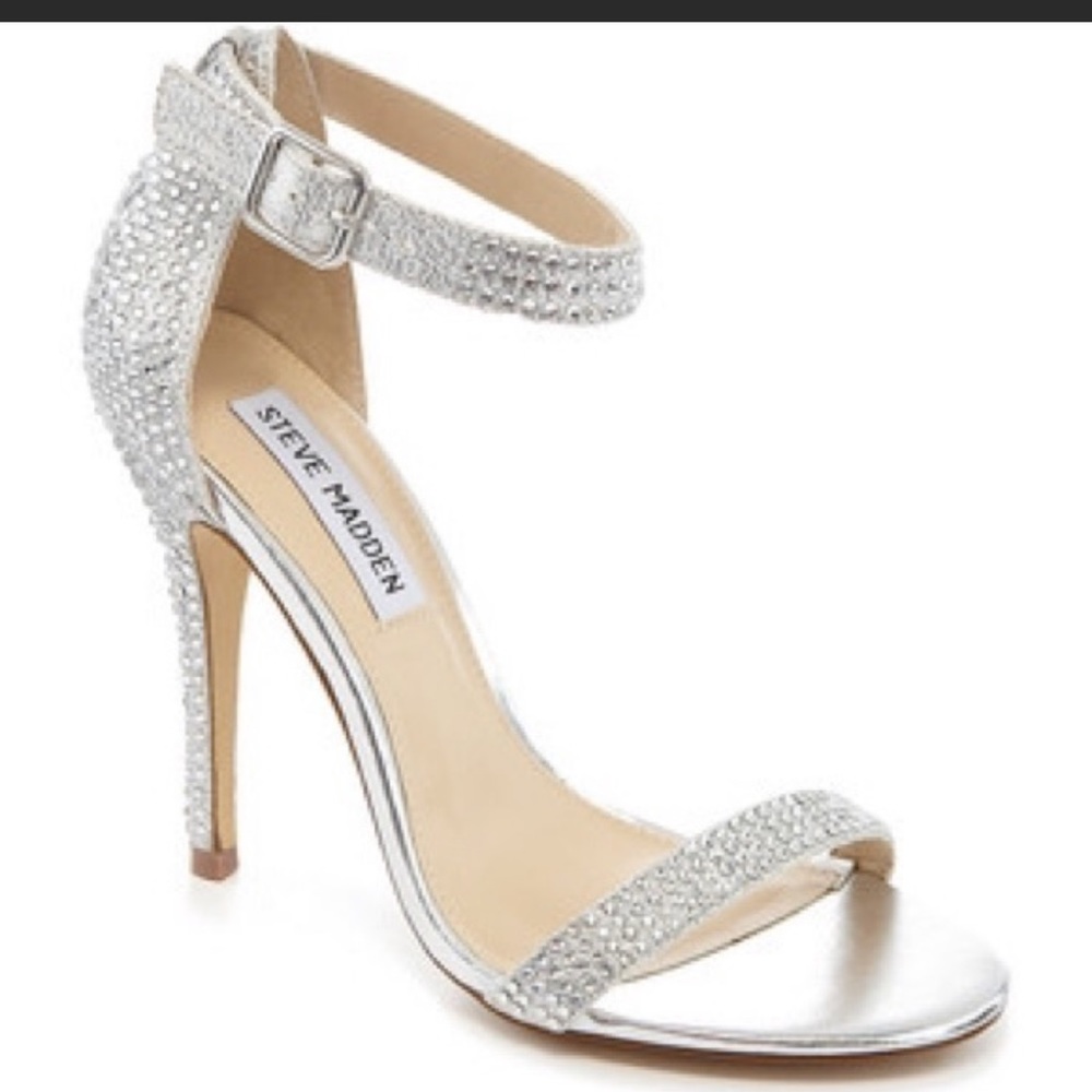 Steve Madden Rhinestone Strappy Heel